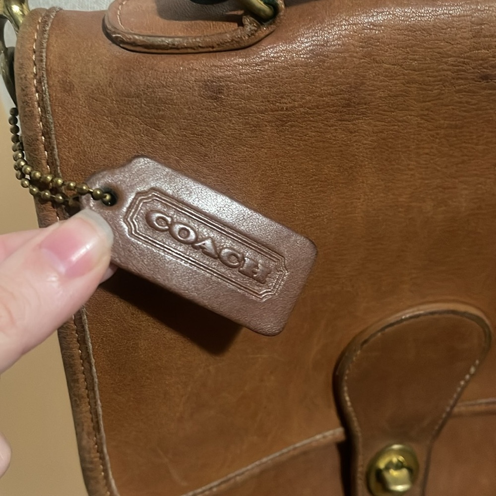 Vintage Coach British Tan Station Bag 5130 - Picture 2 of 11